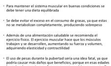 Cuidados del sistema muscular